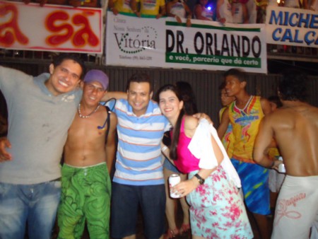 Leonardo Guará, Alain Fernandes e Priscilla Sá.